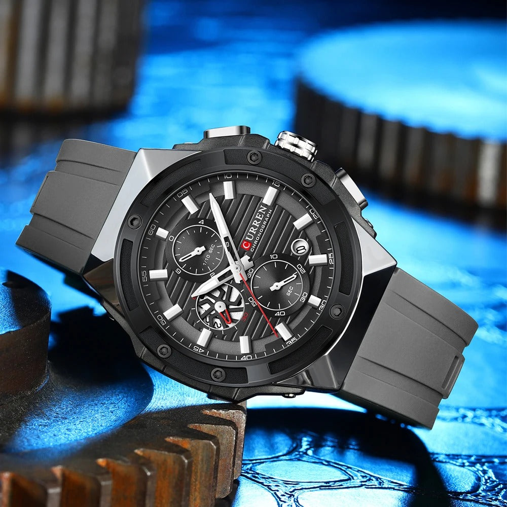 CURREN 8462 - Reloj deportivo para hombre