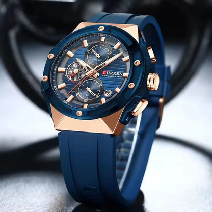 CURREN 8462 - Reloj deportivo para hombre