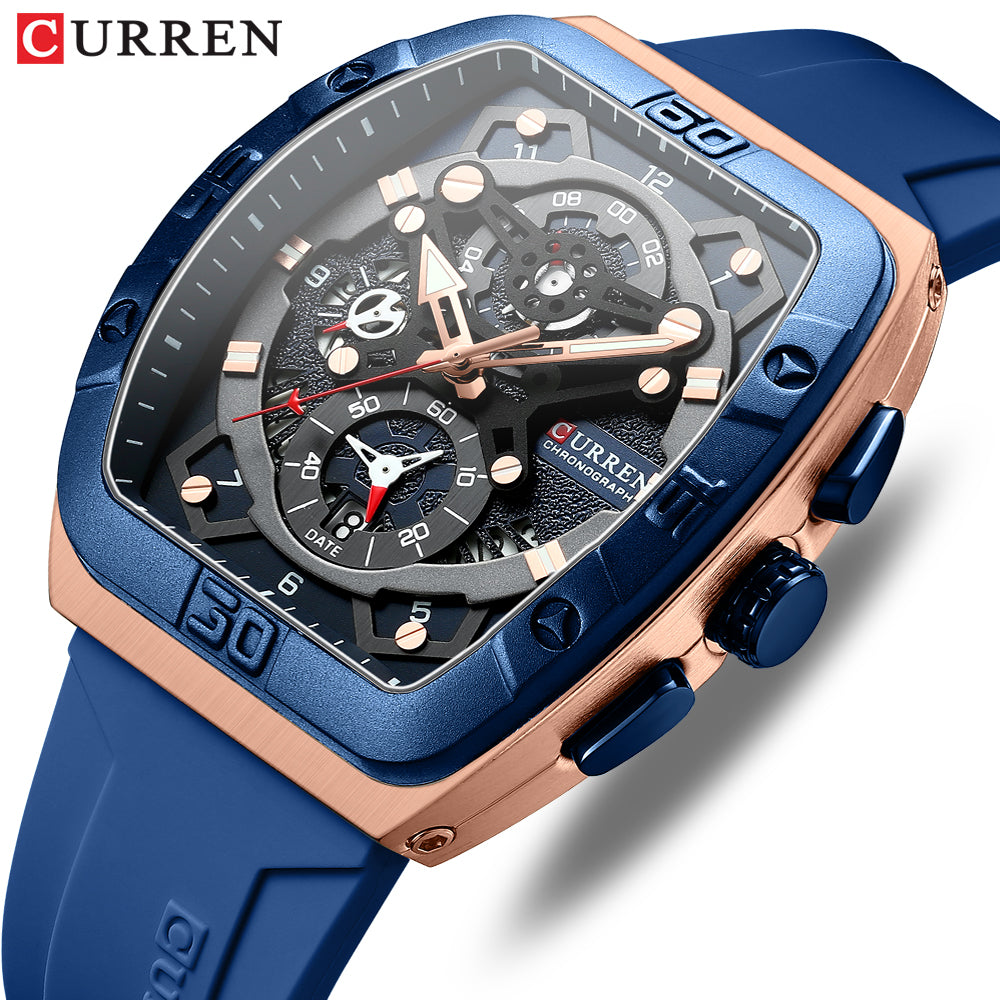 CURREN 8443 - Reloj deportivo para hombre