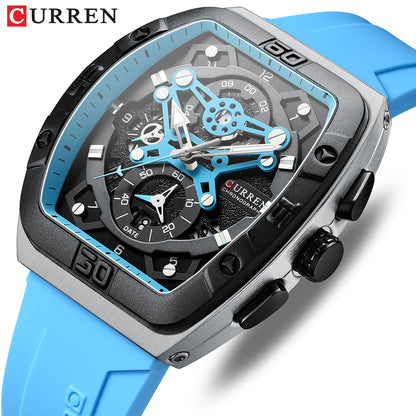 CURREN 8443 - Reloj deportivo para hombre