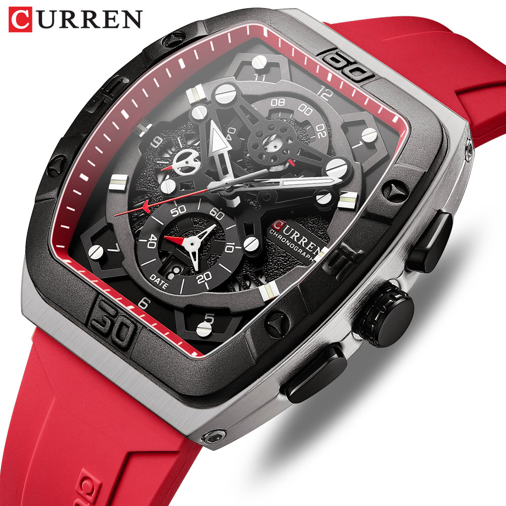 CURREN 8443 - Reloj deportivo para hombre