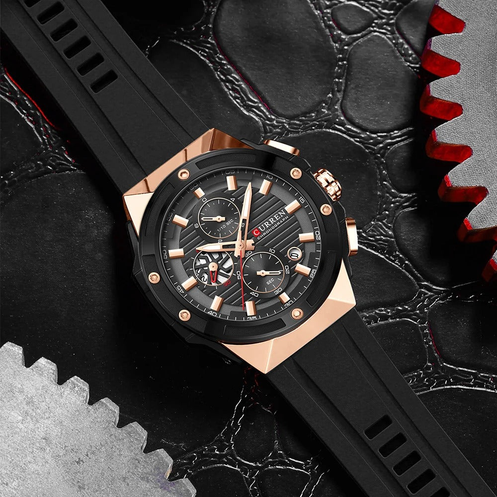 CURREN 8462 - Reloj deportivo para hombre