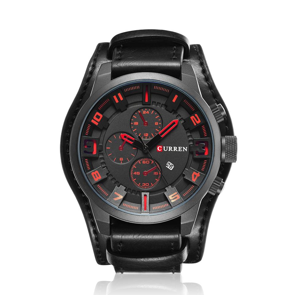 CURREN 8225 - Reloj de cuero para hombre